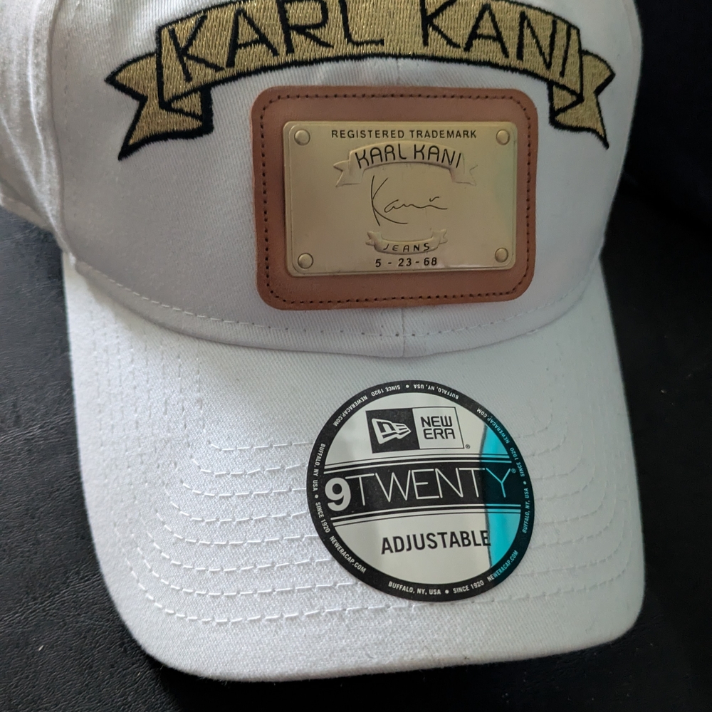 Karl Kani White Adjustable Cap